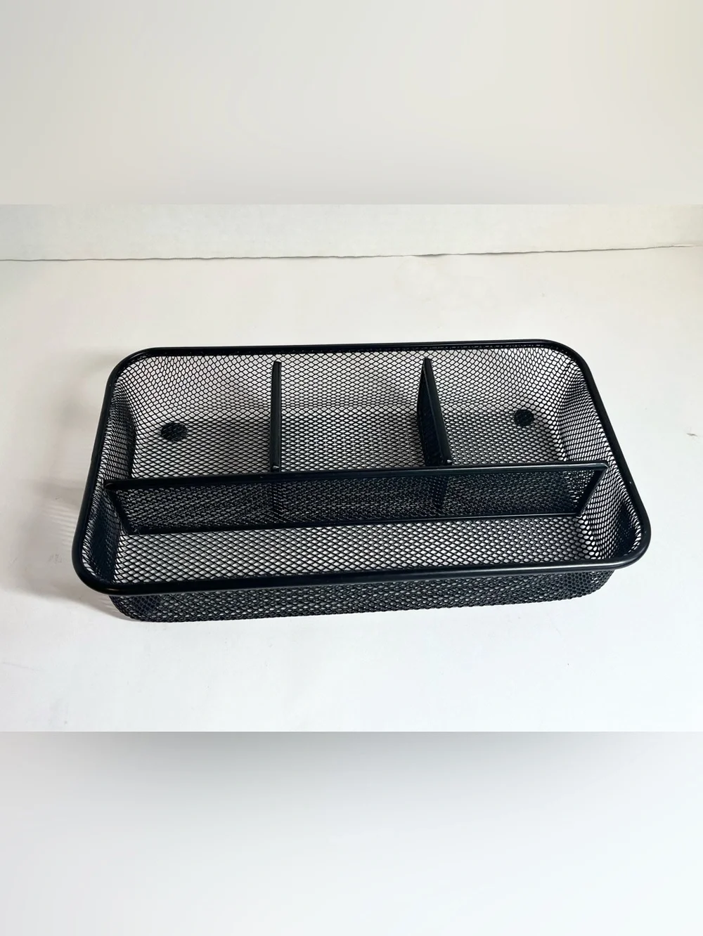 Black Mesh/Metal Desk Organizer Set - Home/Office Storage (6 Pieces) Excellent